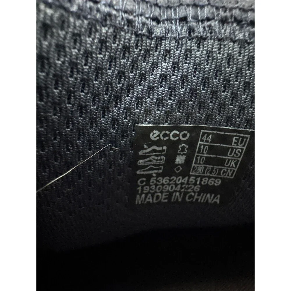 ECCO Men's Collin 2.0 Casual Lace Up Sneaker, Size 10 Leather Coffee Color.